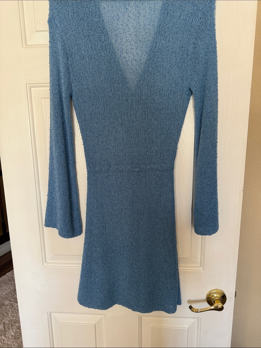 l*space Cornflower Blue Wrap Mini Dress - Picture 6 of 6